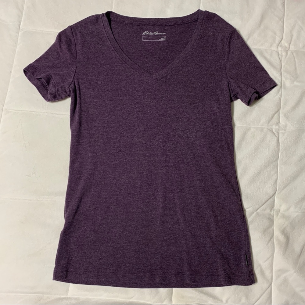 Eddie Bauer | Women’s Short Sleeve V-Neck T-Shirt Size Medium
